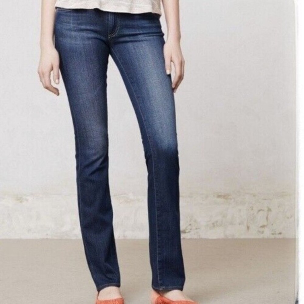Adriano Goldschmeid Blue Ballad Slim Boot Cut Low Rise Jeans 28